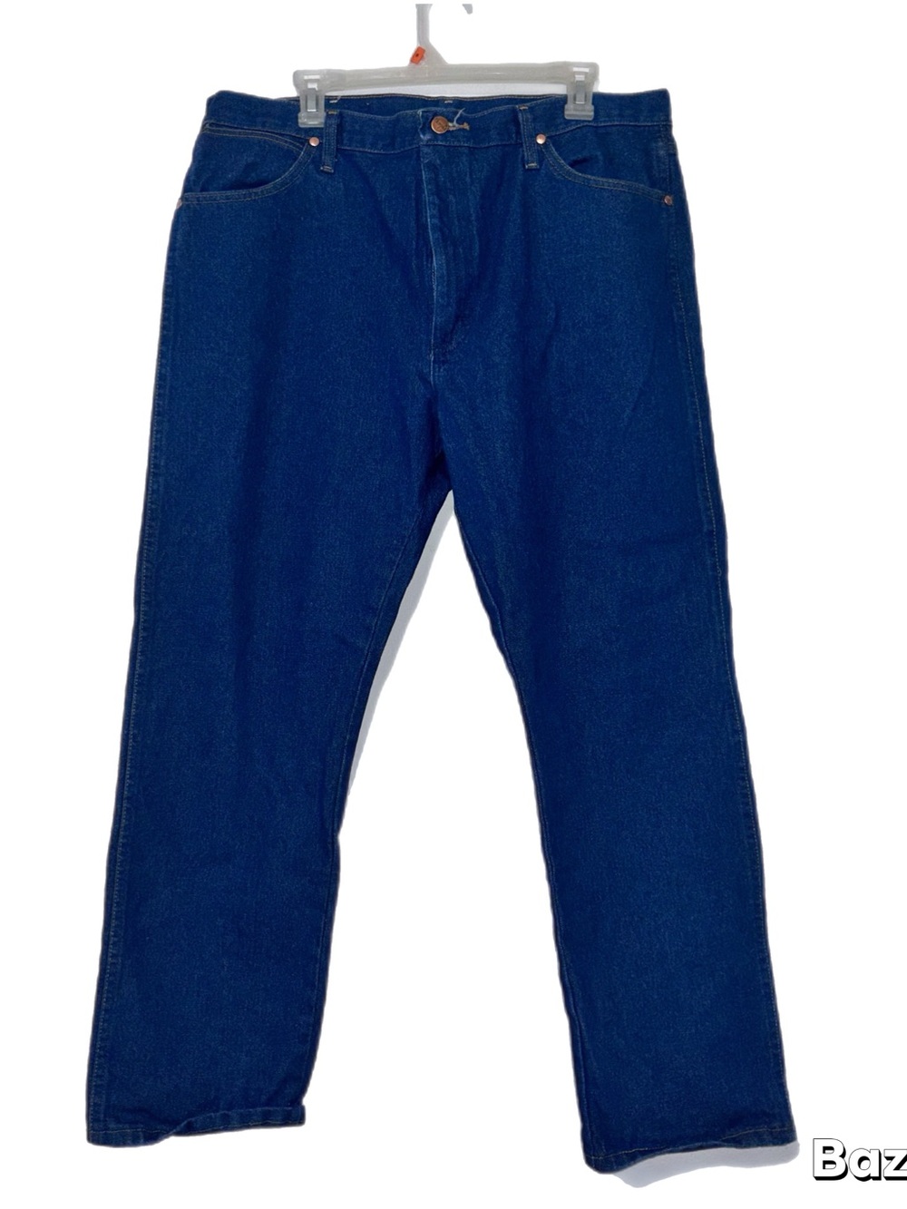 Wrangler Men's Relaxed Fit Dark Blue Jeans 38 X 30